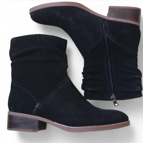 EUC Lucca Lane leather Black Ankle Booties - Picture 5 of 9